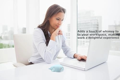 Cute Dolphin Shape Mouse - Wireless
