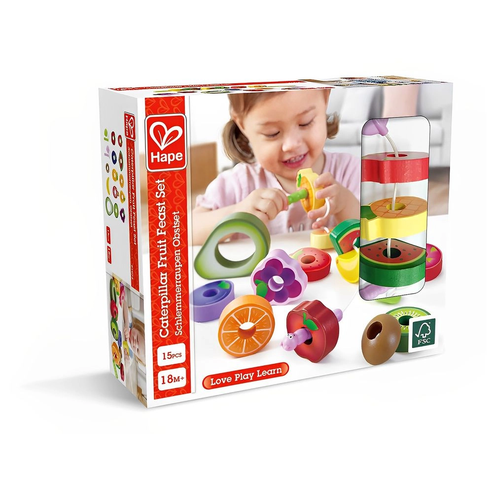 Caterpillar Fruit Feast Set - 15pcs (BDM-E1072)