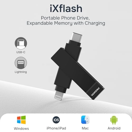 iXflash - USB 3.0 Lightning USB Type C 128GB