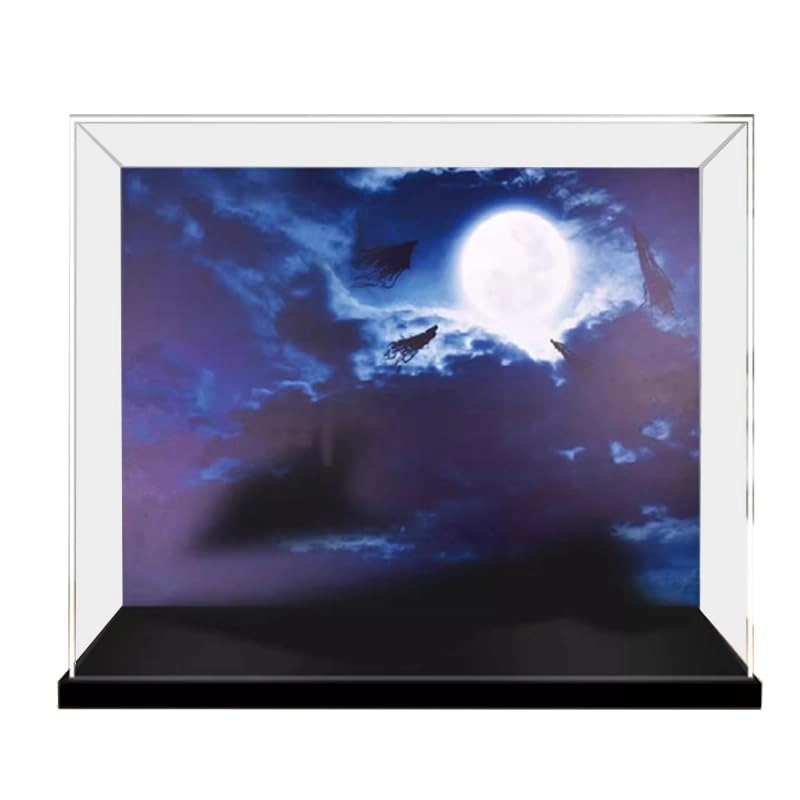 Clear Acrylic Display Case for 71043 - Black Bottom 28.74x18.89x24.80in.