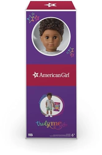 Truly Me Doll - 18-inch Deep Skin Brown Hair Ages 6+