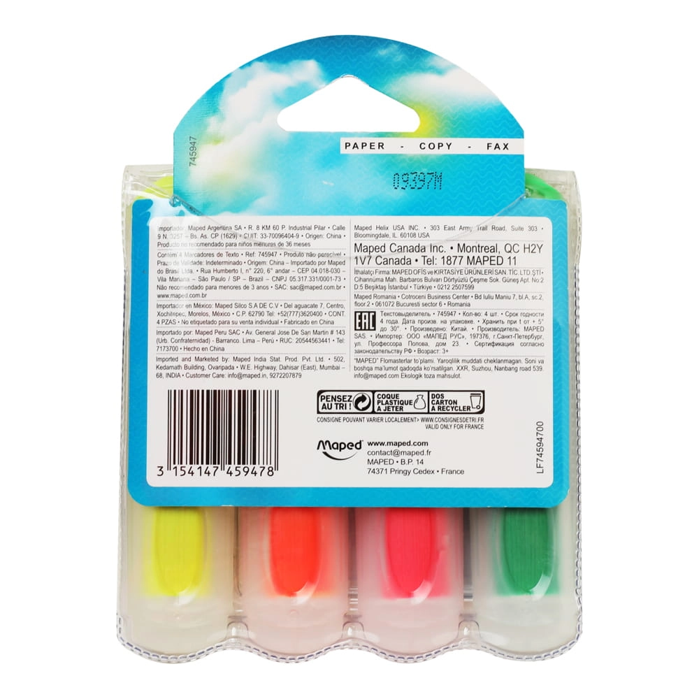 FLUO PEPS FLEX - Multicolour Broad