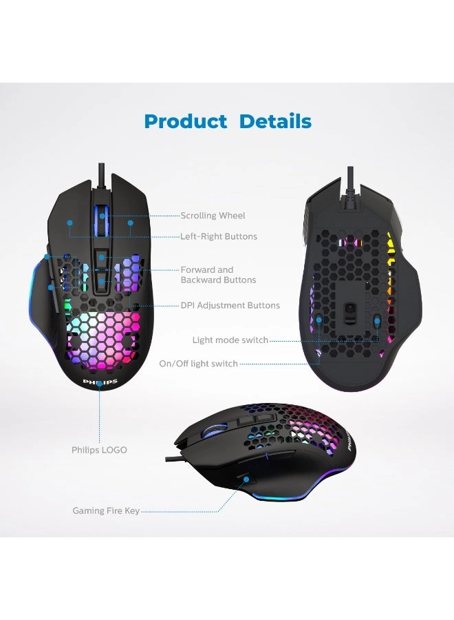 Gaming Mouse SPK9314 - Wired