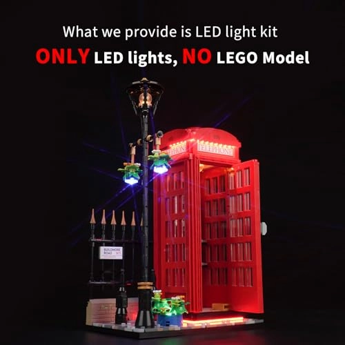 Light Kit for Lego 21347 - LED Red