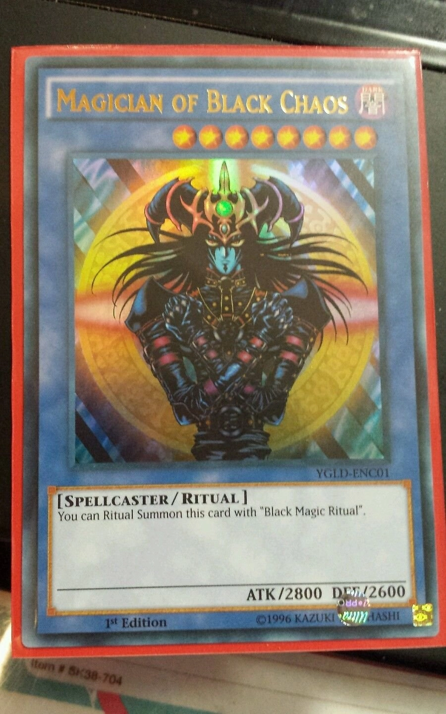 Tinflyphy Yugioh Magician of Black Chaos YGLD-ENC01