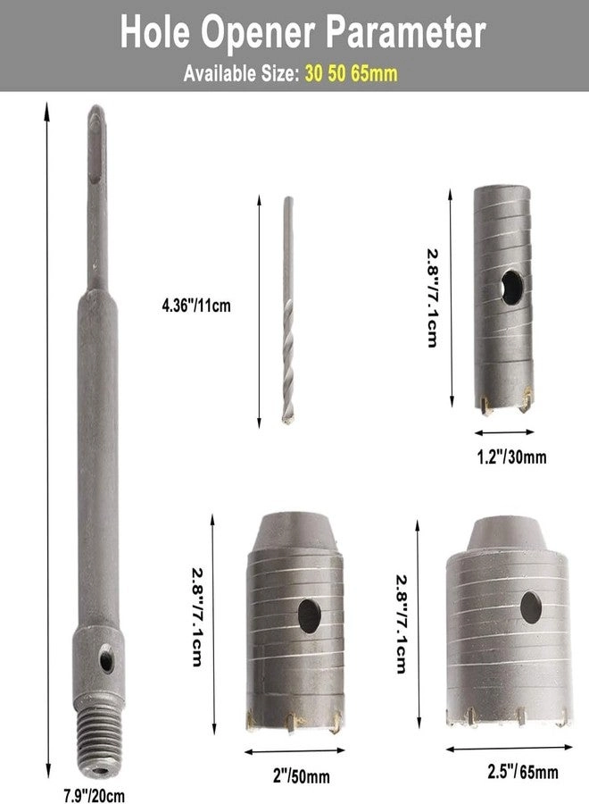 Hole Saw Cutter - 65mm 50mm 30mm Concrete Cement Stone