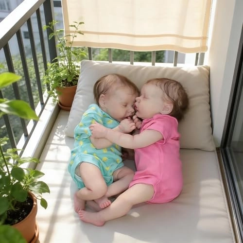 Reborn Baby Doll - 18 inch Vinyl Girl Ages 3+ Bundle