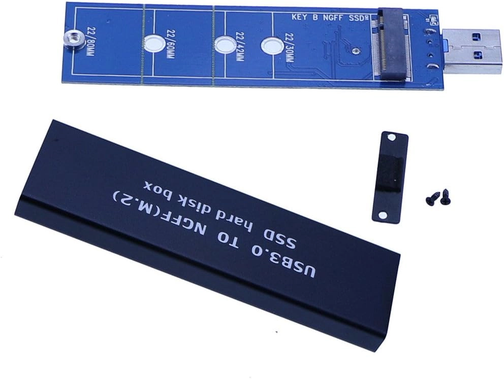 USB 31 Type C to M2 NGFF SATA SSD Hard Disk Case Enclosure - USB 3.1 SATA 2280/2260/2242/2230