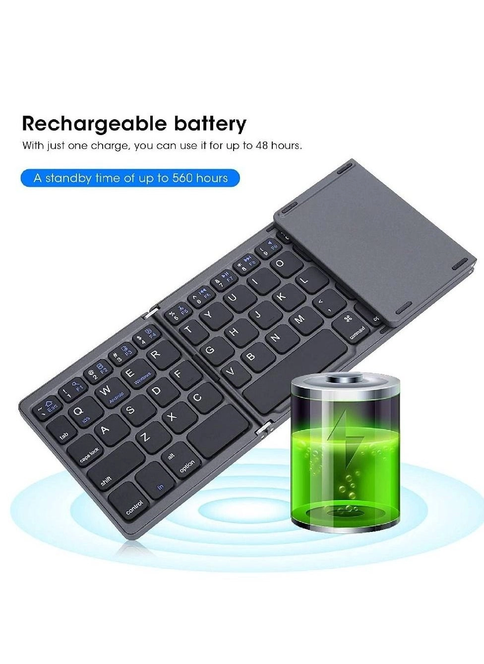 Foldable Keyboard - Wireless
