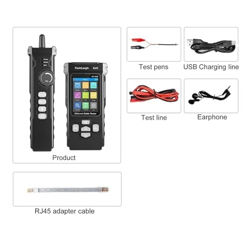Network Cable Tester - RJ45 RJ11 BNC Length Test