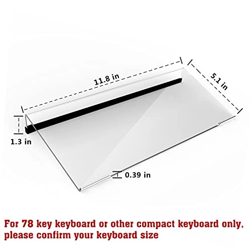 Acrylic Computer Keyboard Stand