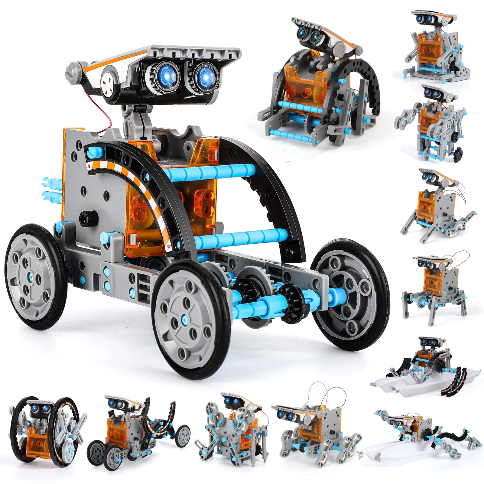 Lucky Doug 12-in-1 STEM Solar Robot Kit - 8-13 years 190 pieces