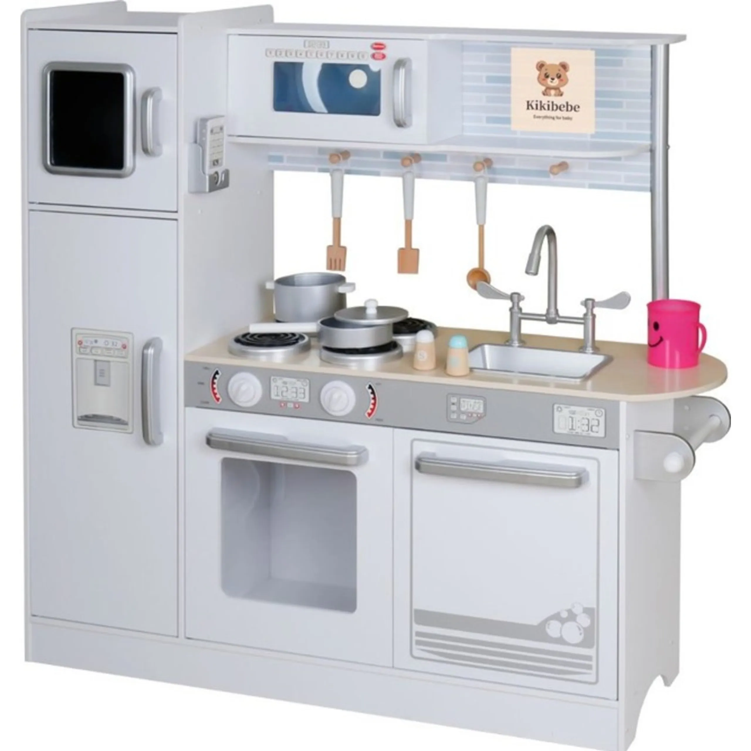 Wooden Luminous Simulation Cooking Playset (46917574-W10C364C)