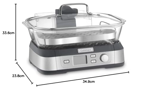 CookFresh Digital Glass Steamer - 5 Liters