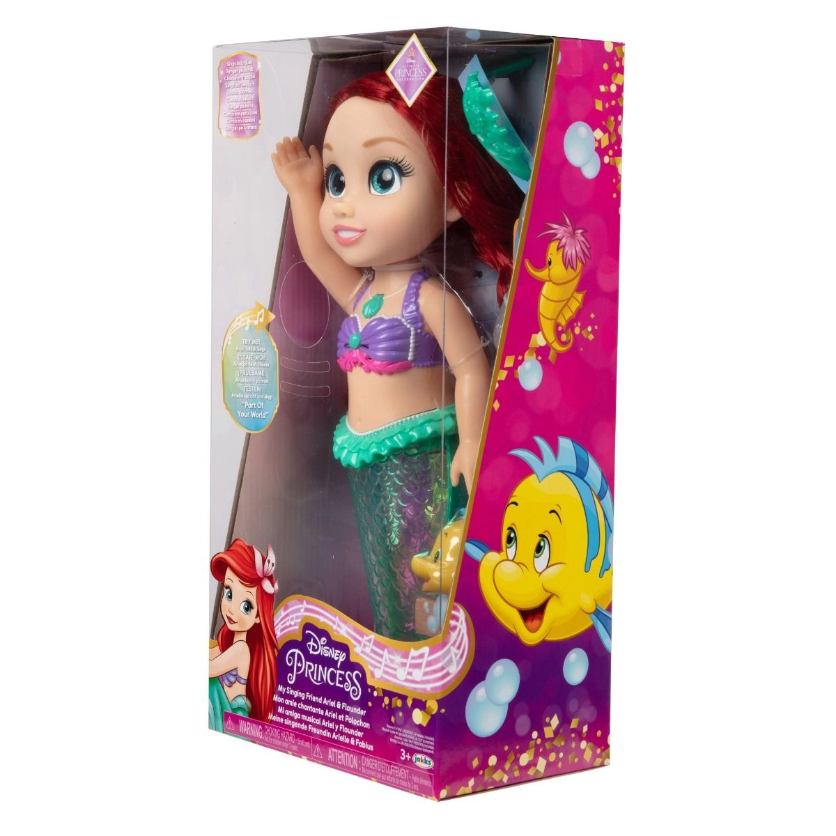 Ariel Doll - Sing & Sparkle Multicoloured
