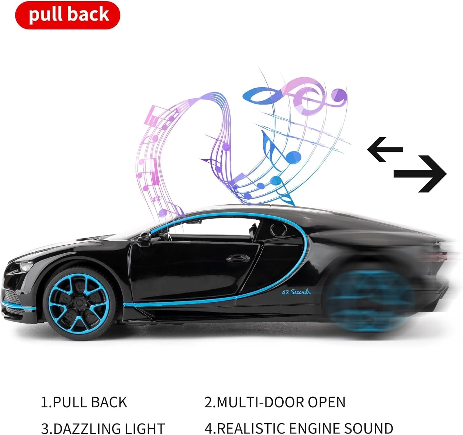 Bugatti CHIRON - 1 pcs