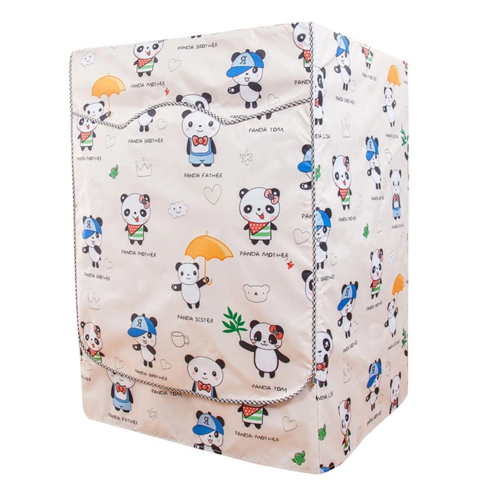 Highdi Washing Machine Cover - L-Capacity 7.5-9kg Panda Girl Waterproof