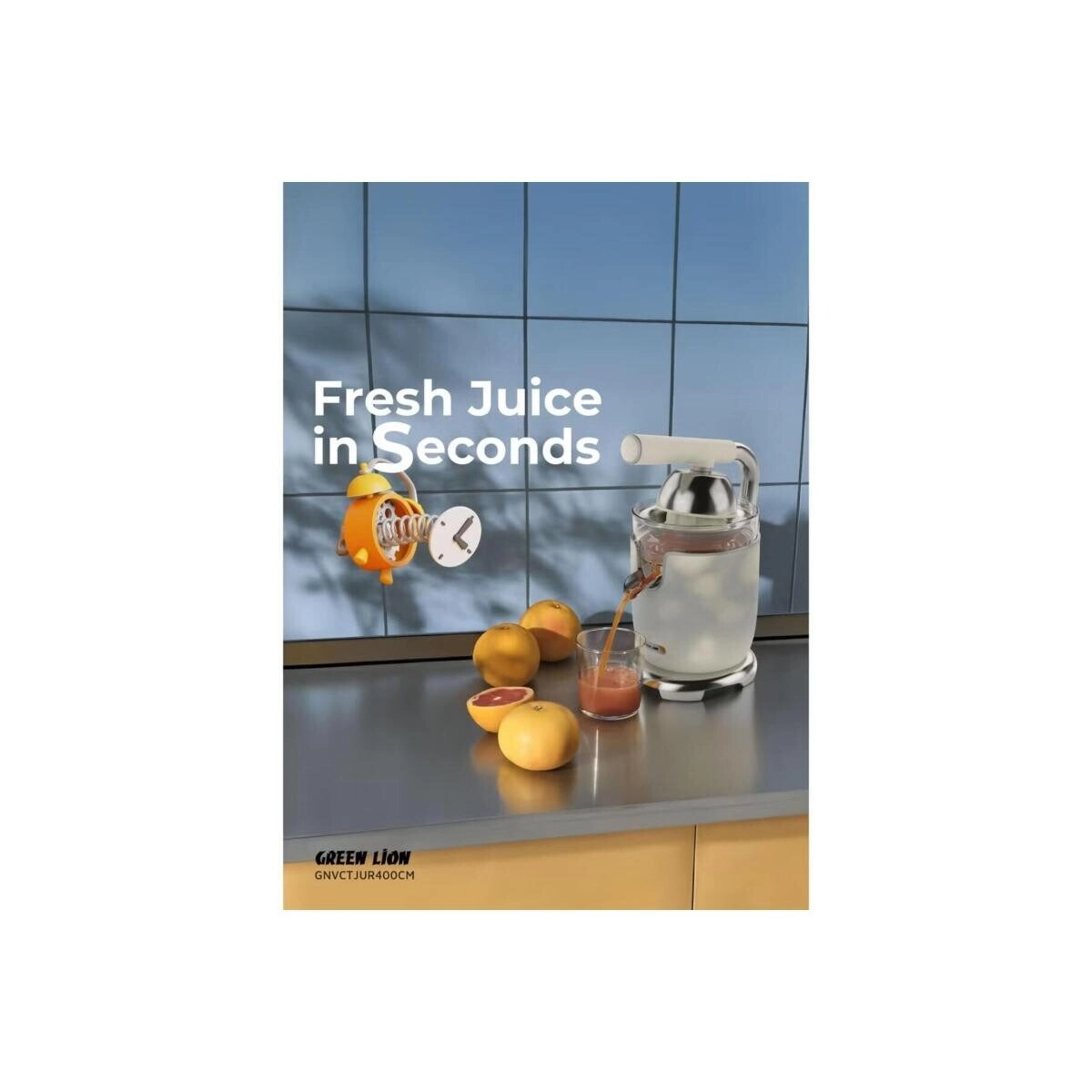 Vintage Citrus Juicer - 170 watts 400 Milliliters