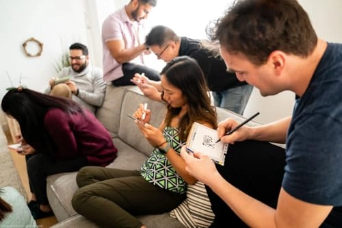 Telestrations - 120 8 years and up English, Spanish