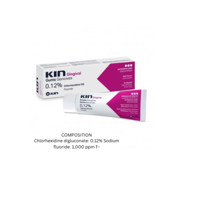 Gingival Chlorhexidine Fluoride Toothpaste 75ml