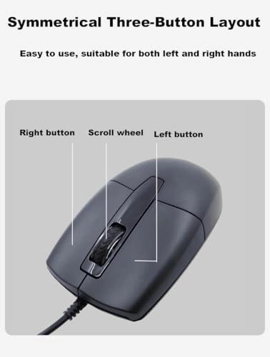 Wired USB C Mouse - USB