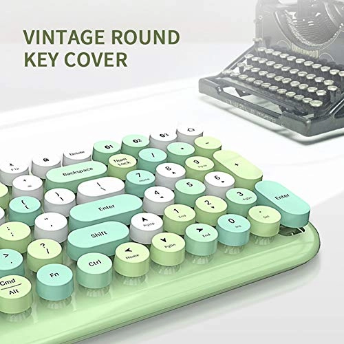 Retro Mechanical Typewriter Keyboard - Wireless