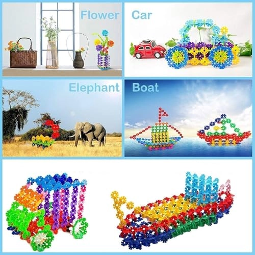 snowflake building blocks - 500 pcs
