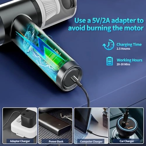 Mini Vacuum Cleaner - 4000mAh