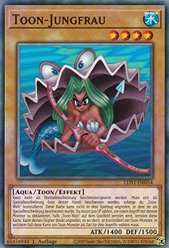 Yugioh Toon-Jungfrau LDS1-DE054 - German