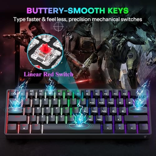 Mechanical Gaming Keyboard - QWERTY Wired