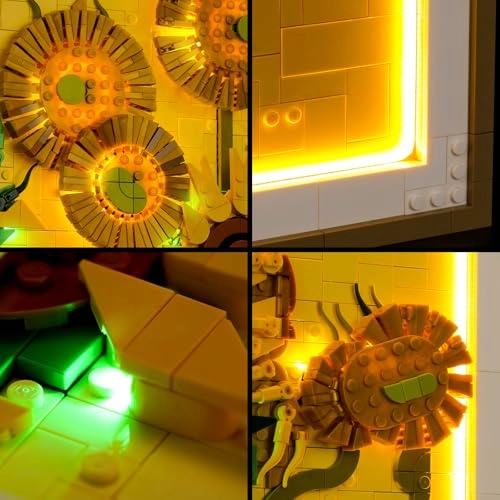 Remote Control Light Kit - 31215 Vincent Van Gogh Sunflowers