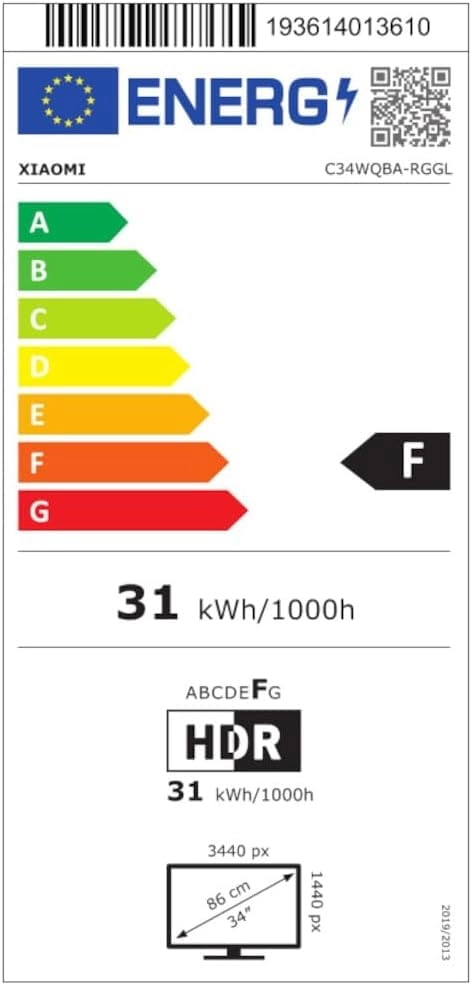 G34WQi - 34 inch 3440 X 1440 pixels