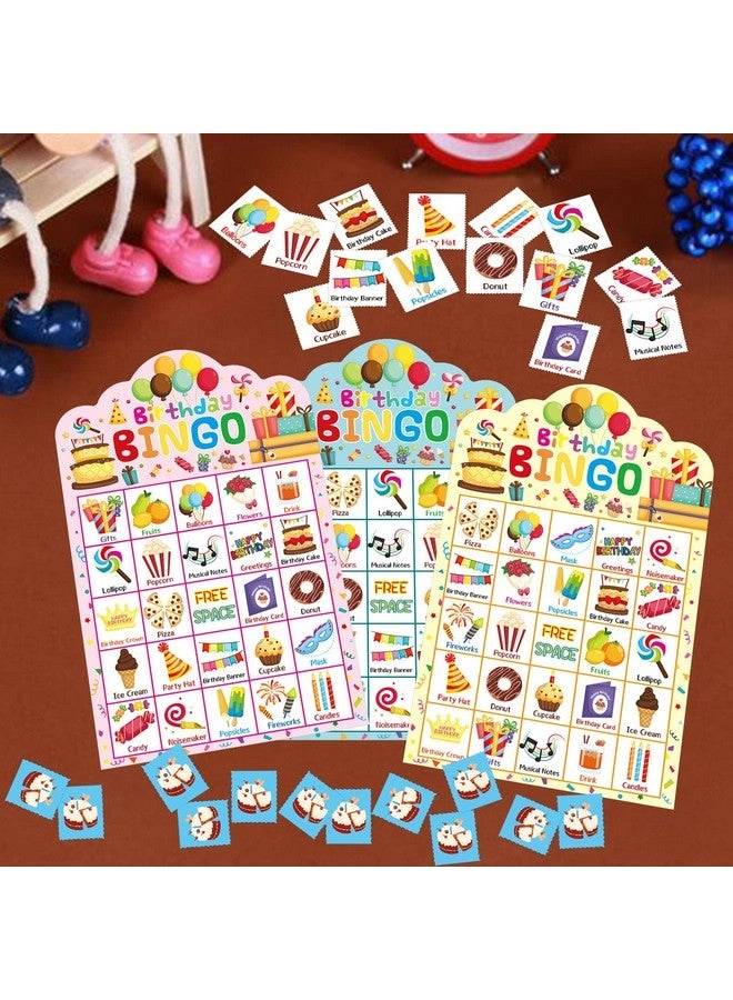 Birthday Bingo Game - English