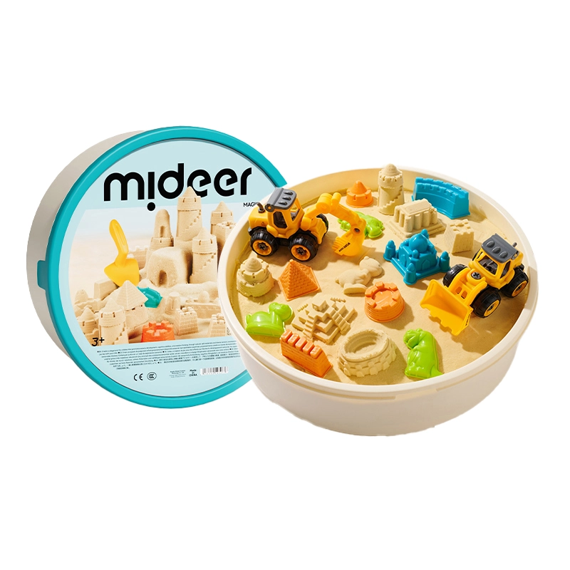 MIDEER Magical Sand Play Set - 23 Plastic Molds 3+
