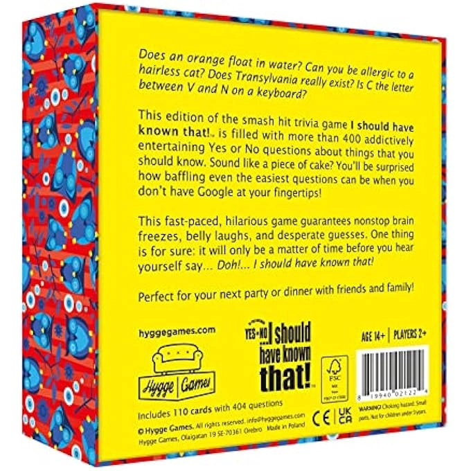 I Should Have Known That: Yes or No Edition - Trivia