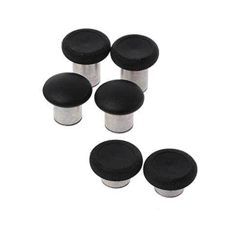 Swap Thumbstick Grips - 6pcs Compatible for Xbox One Elite PS4 Controller Plastic Metal