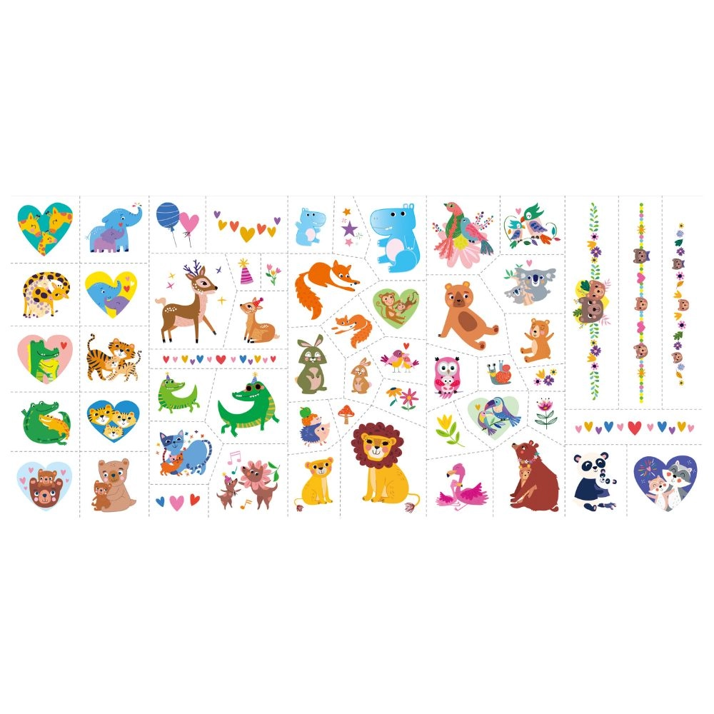 Face Stickers And Tattoos - Multi Colour 3+
