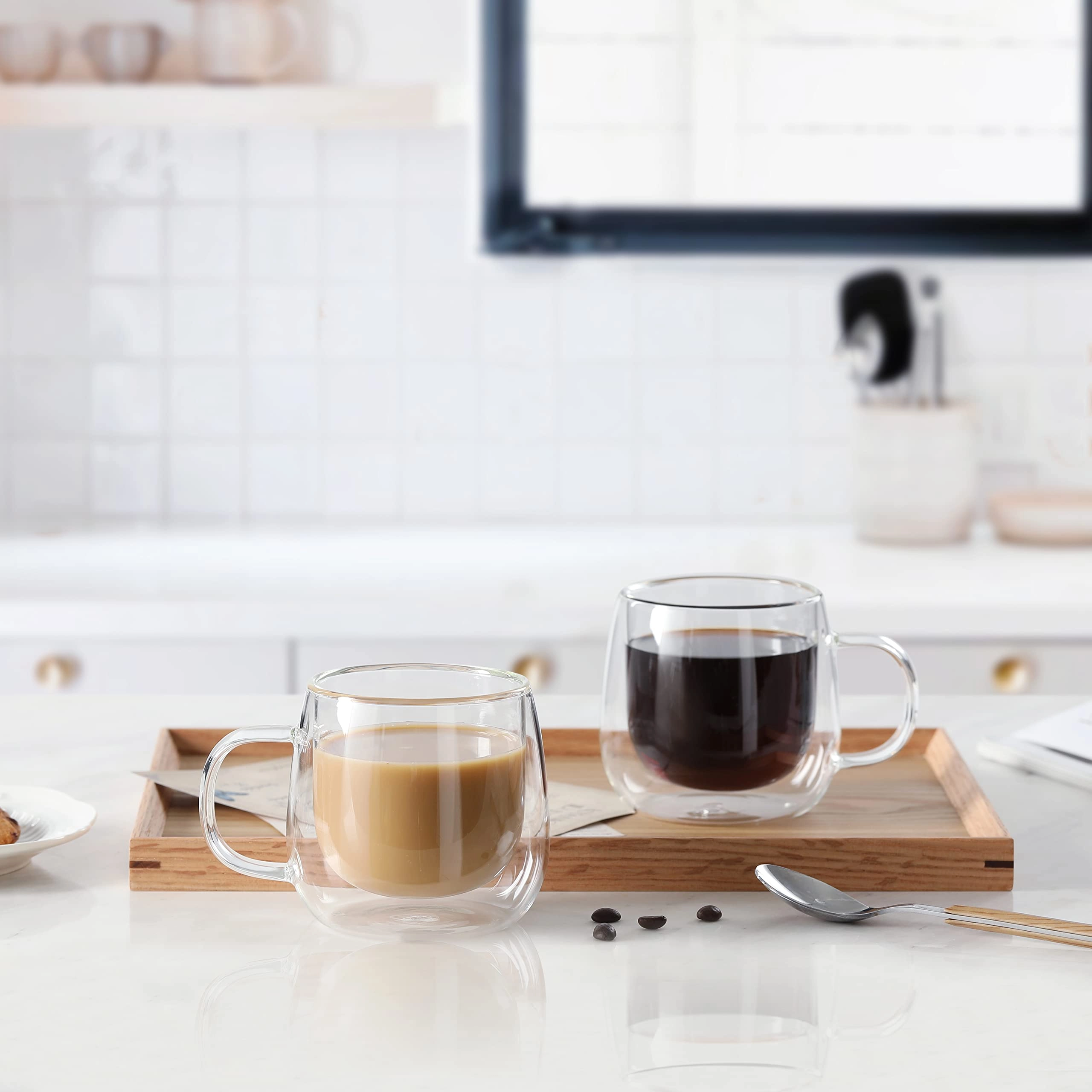 Glass Mug - 4 pcs - 290 ml