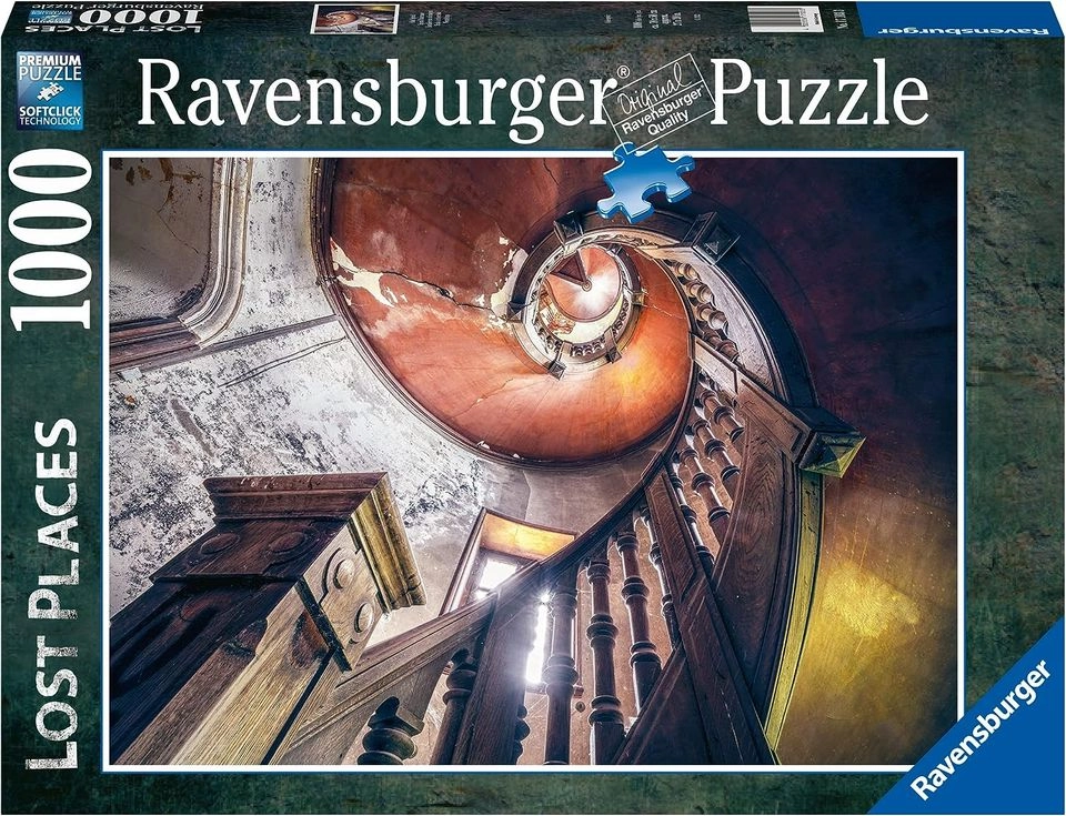 Generic Oak Spiral Puzzle (17103-3) - 1000 pcs