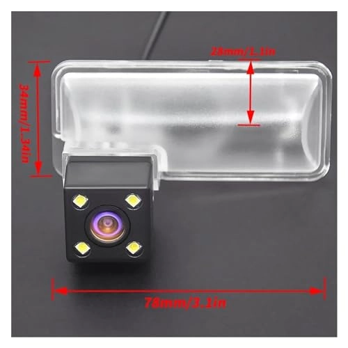 Car Backup Camera - Night vision 6M video cable 720x540