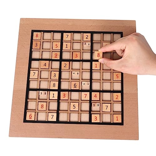 Sudoku Board Game - 11.6 Inch 90 Large Number Tiles 2 Drawers
