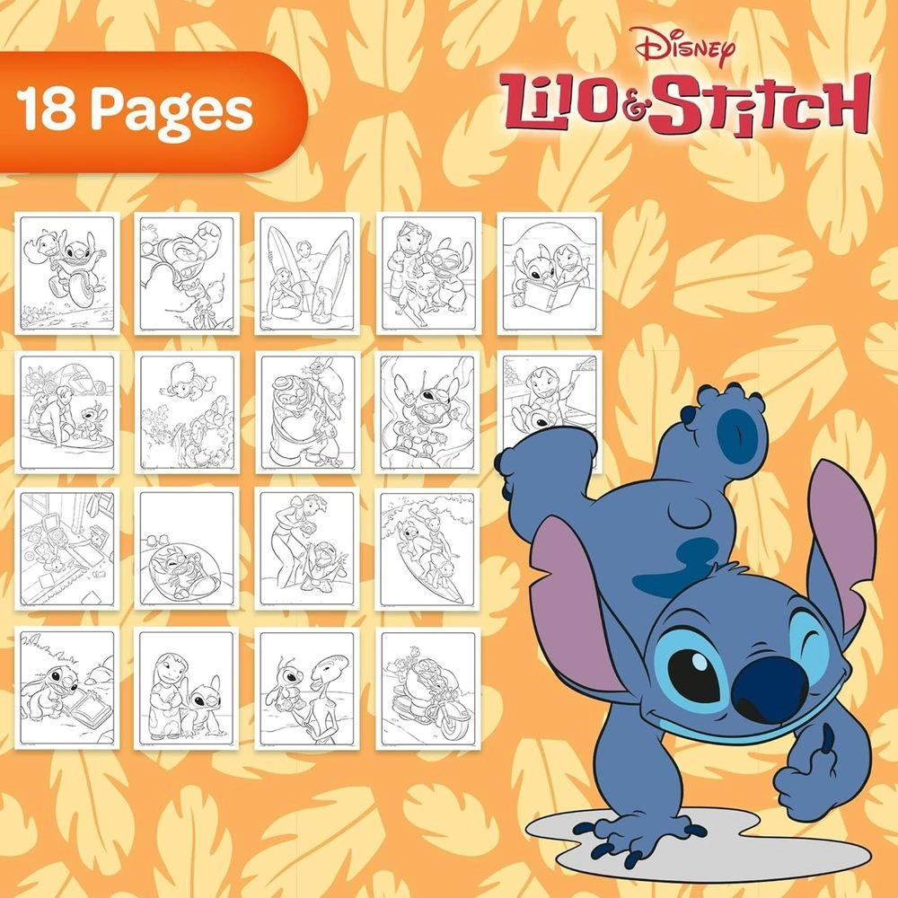 Color Wonder Mess-Free Colouring Set - Disney Lilo & Stitch - 22 Pcs