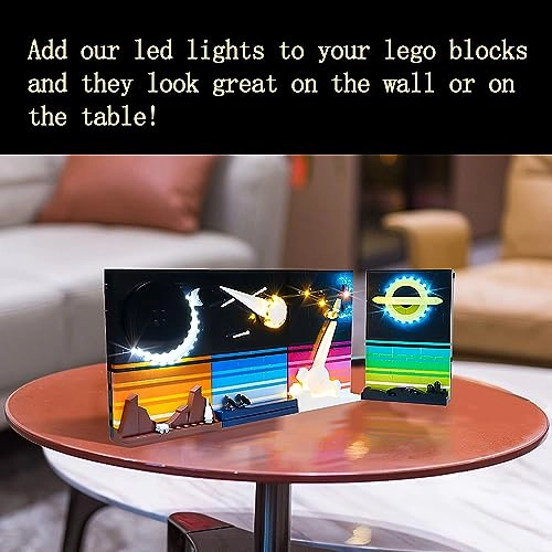 LED Lighting Kit for LEGO Ideas Stories from the Space Age 21340