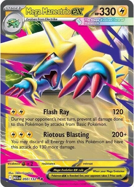 Mega Manectric ex - 1pcs