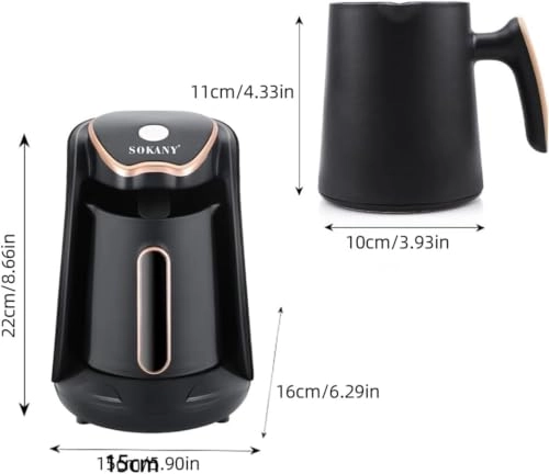 Automatic Turkish Coffee Maker - 260 Milliliters Portable