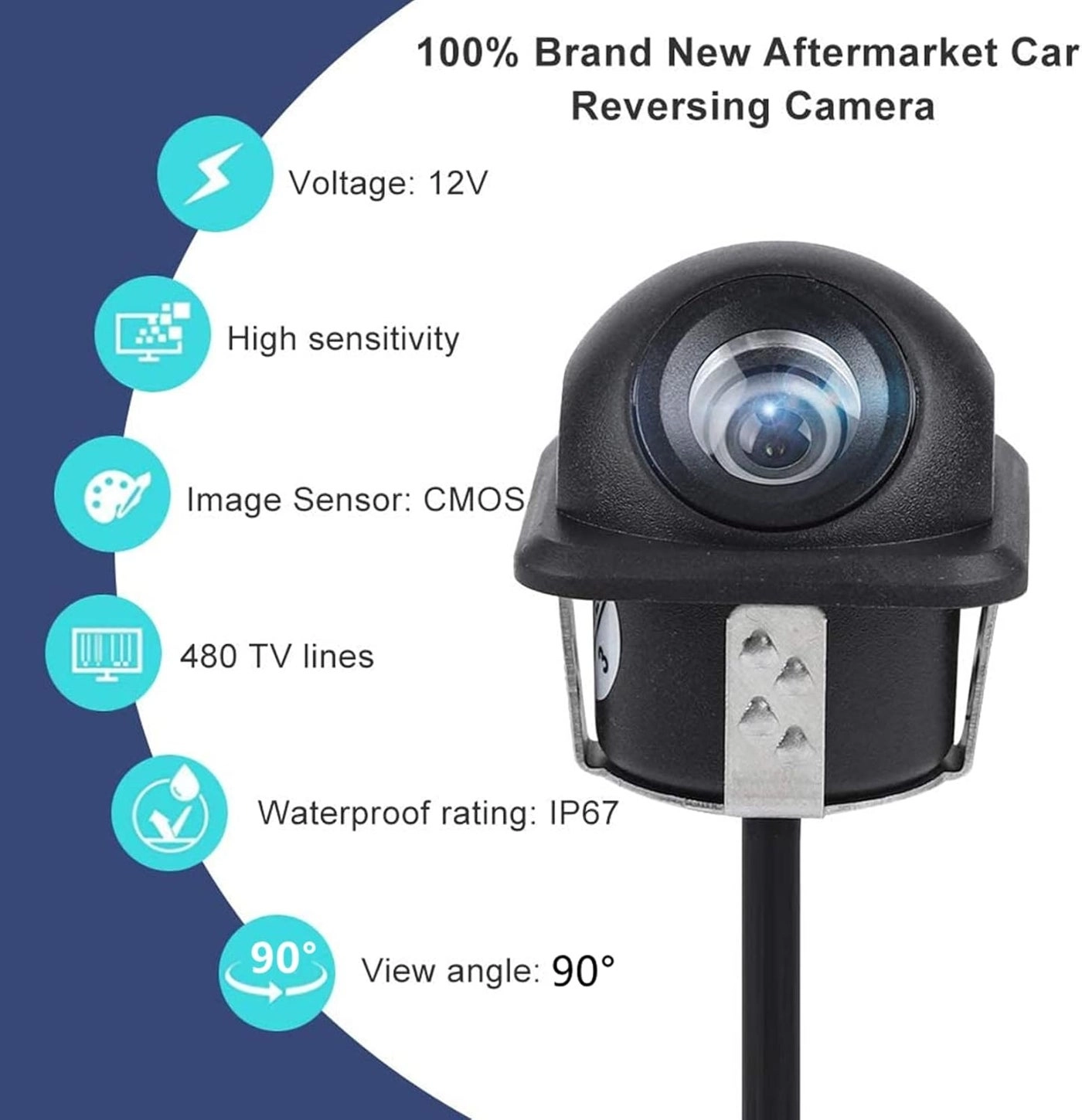 Rear View Camera - night view 720x582