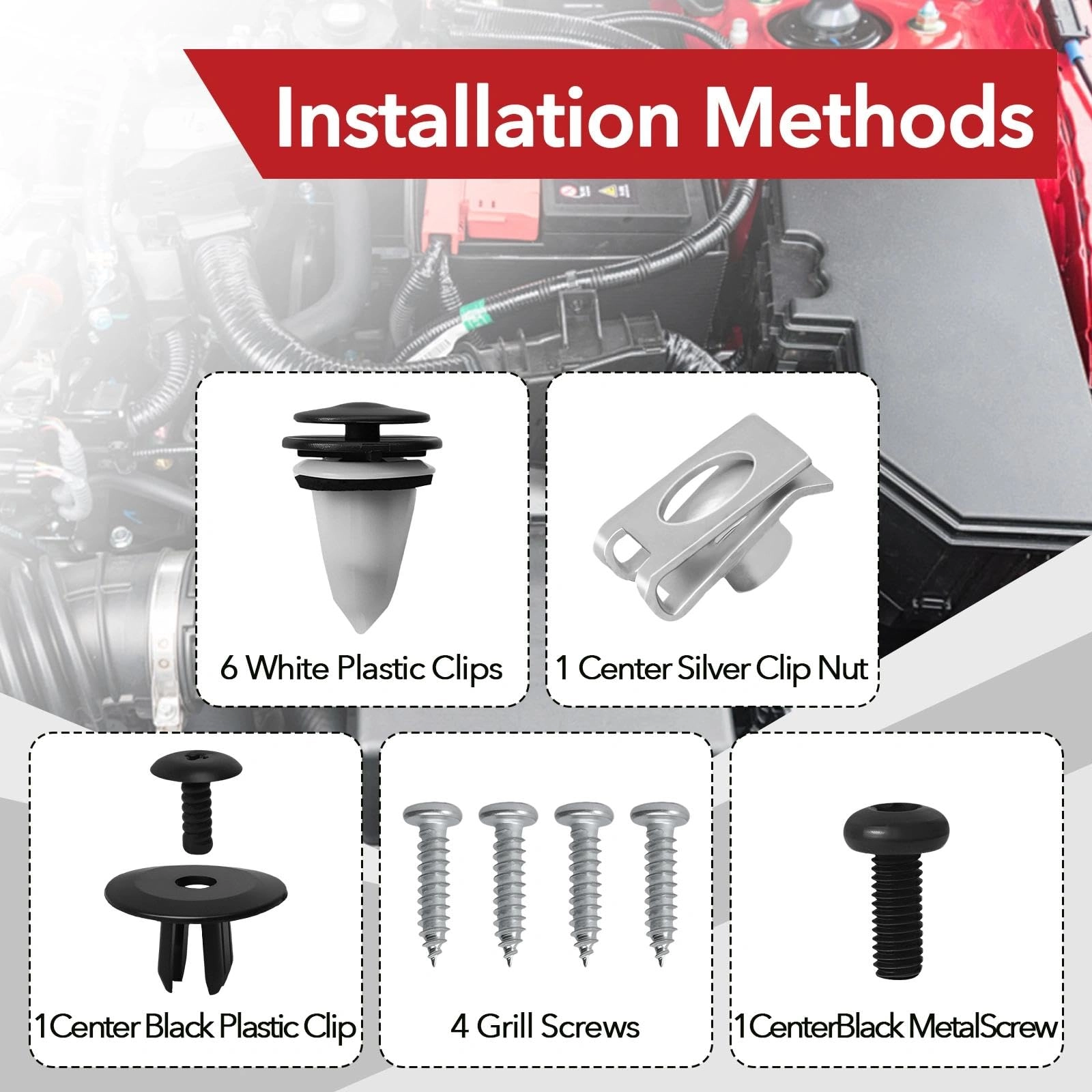 Hood Scoop Mounting Kit