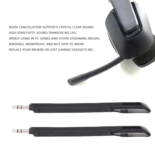 Replacement Microphone USB Microphone 3.5mm Detachable Noise Cancelling Fit for G733