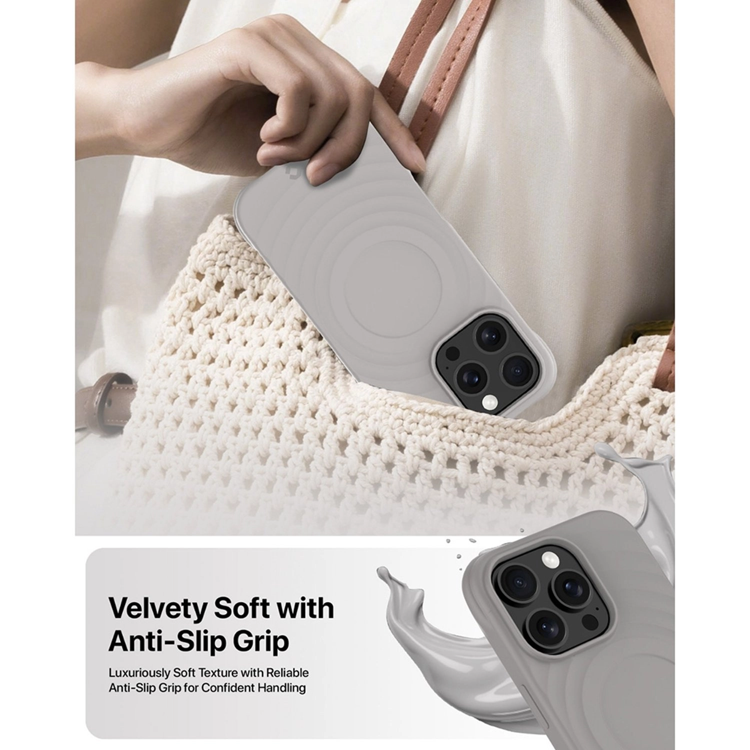 Quiver Ripple Silicone Case for iPhone 16 Pro Max