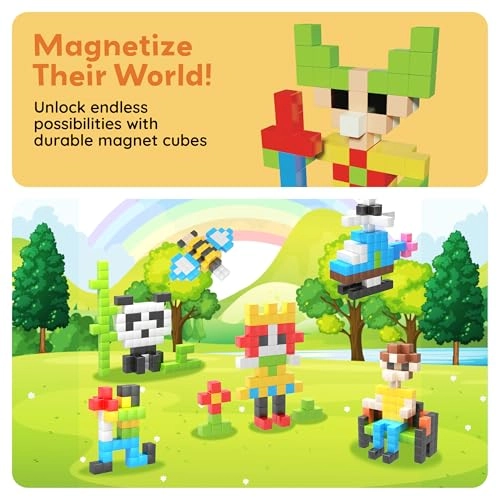 Pixel Magnetic Puzzle Cube - 102 pcs